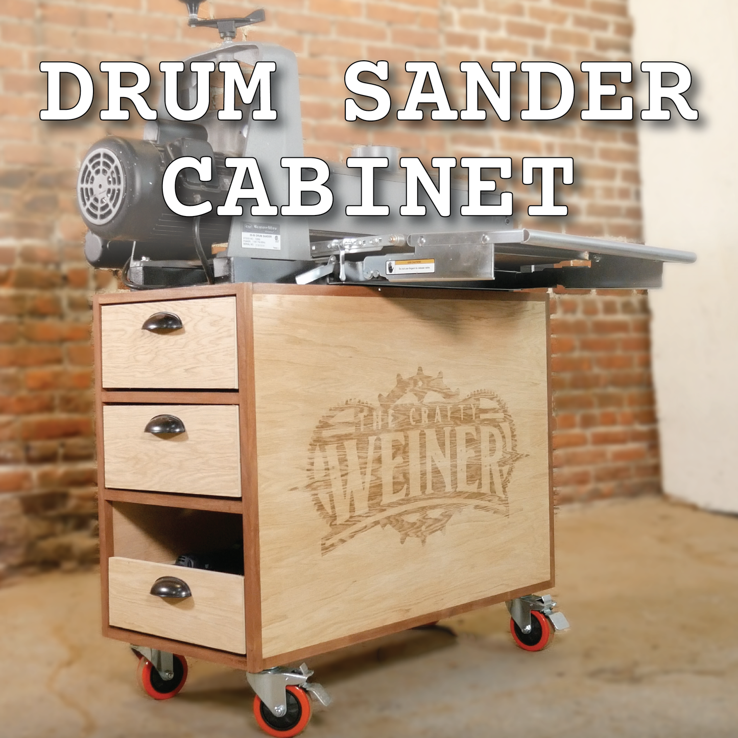 Drum Sander Cabinet Plans